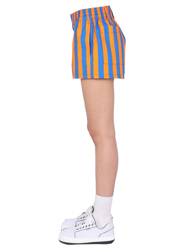 striped pattern shorts by Selfnex
