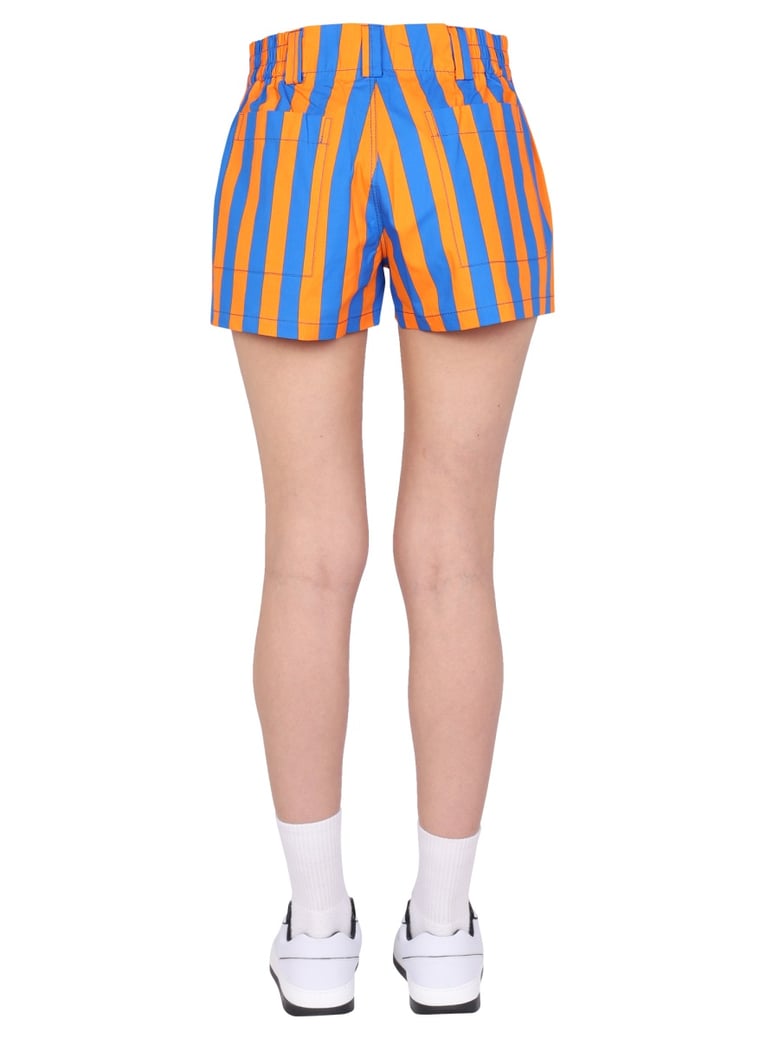 striped pattern shorts by Selfnex