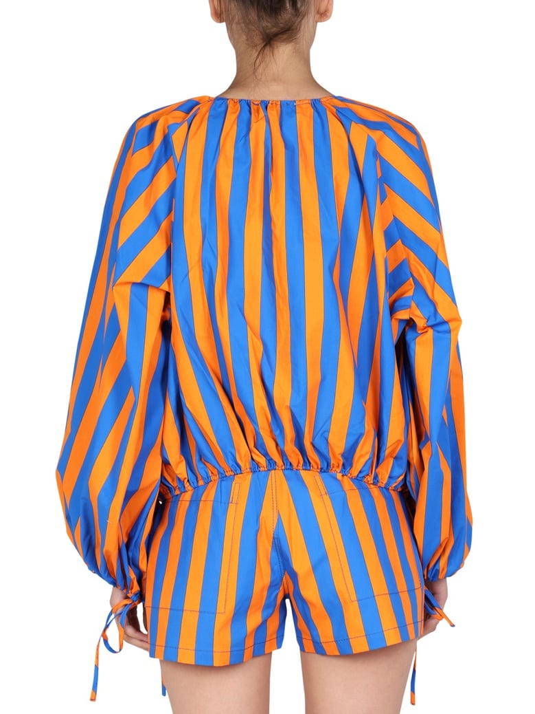 striped pattern shirt by Selfnex