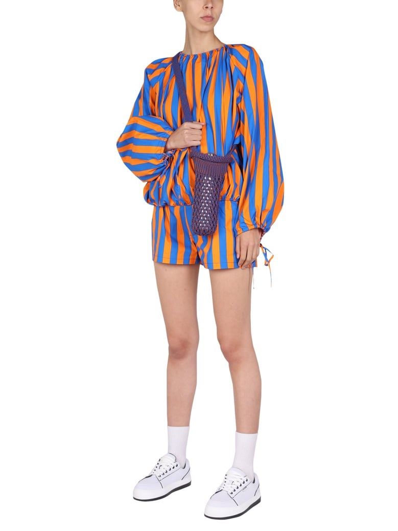 striped pattern shirt by Selfnex