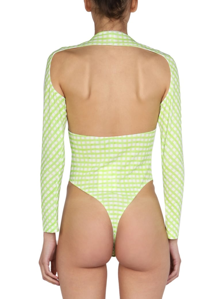 knots bodysuit with american neckline by Selfnex