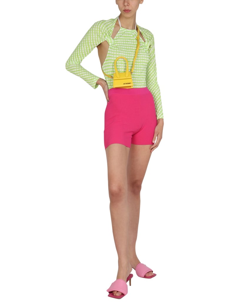 knots bodysuit with american neckline by Selfnex