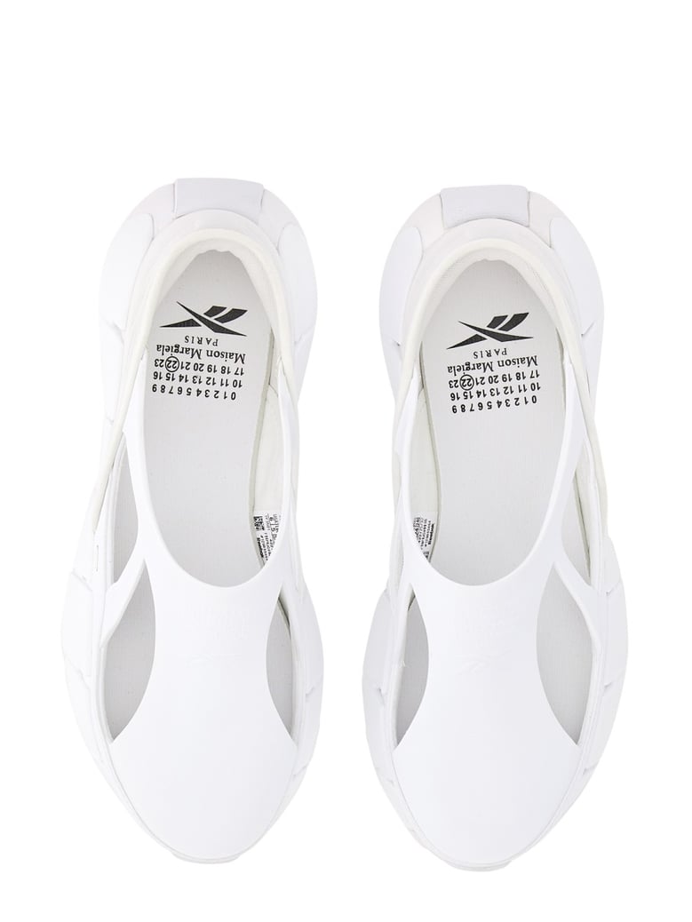 oversized sole white sneakers by Selfnex