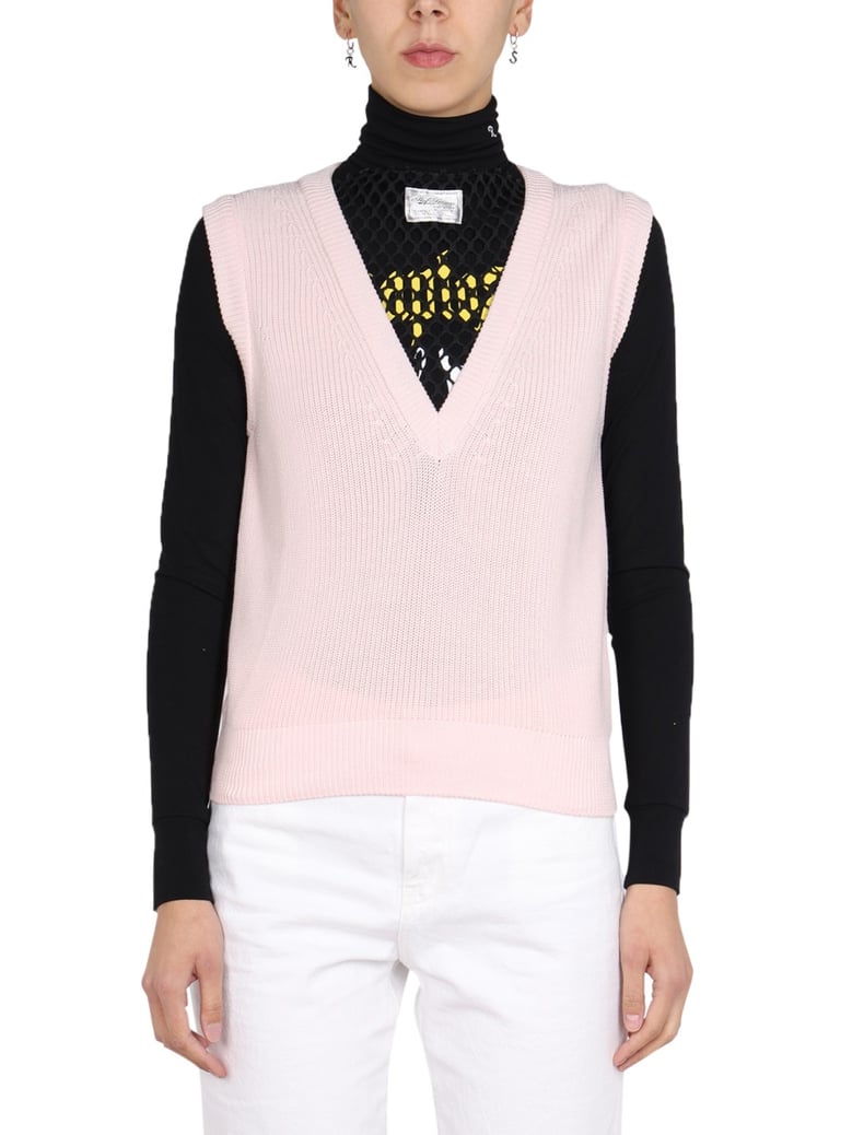 knitted vest by Selfnex