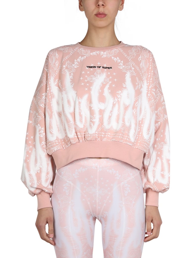 paisley pattern sweatshirt by Selfnex