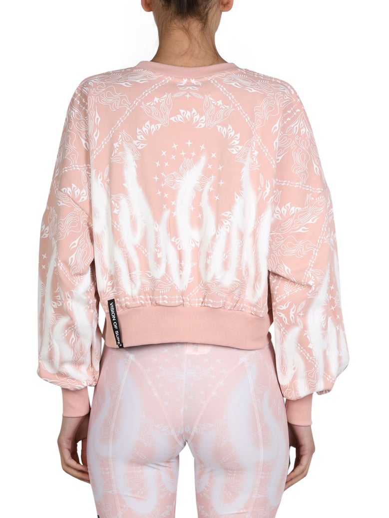 paisley pattern sweatshirt by Selfnex