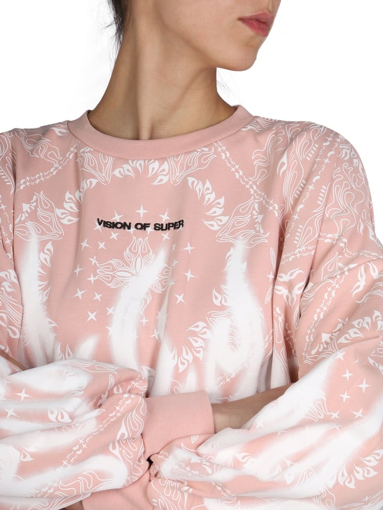 paisley pattern sweatshirt by Selfnex