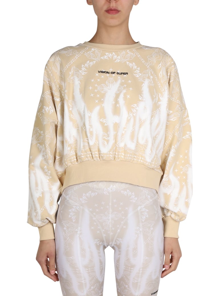paisley pattern sweatshirt by Selfnex