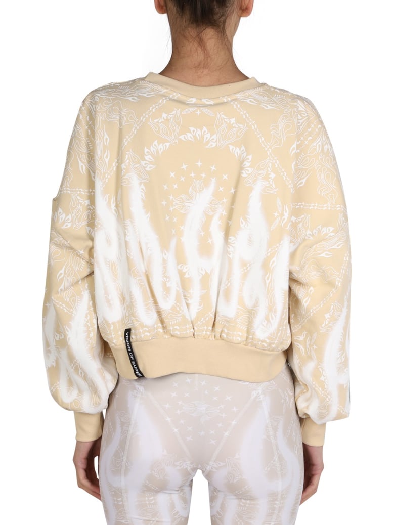 paisley pattern sweatshirt by Selfnex