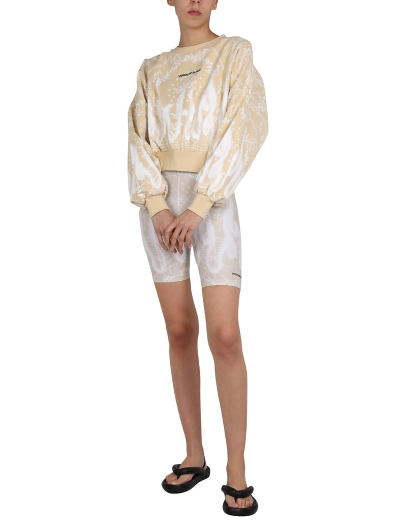 paisley pattern sweatshirt by Selfnex