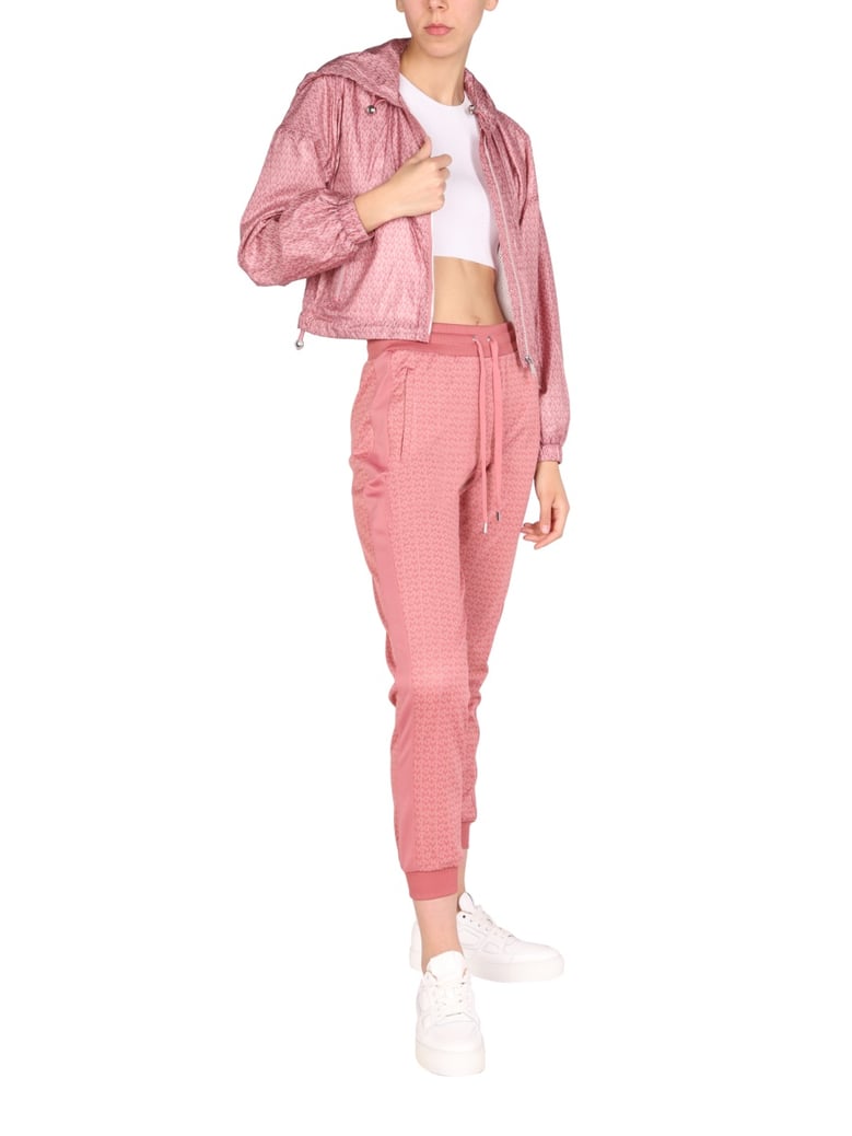 logo sweatshirt in pink by Selfnex