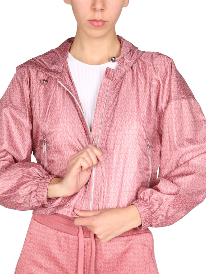 logo sweatshirt in pink by Selfnex