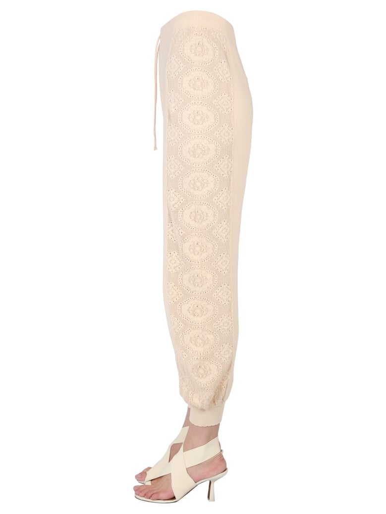 drawstring waistband jogging pants by Selfnex