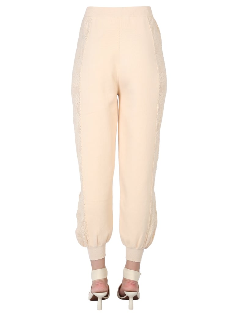 drawstring waistband jogging pants by Selfnex