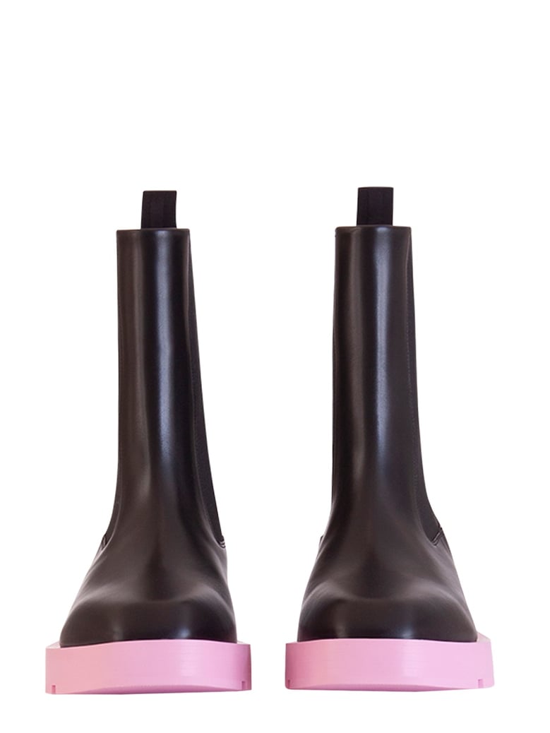 color-block boot by Selfnex