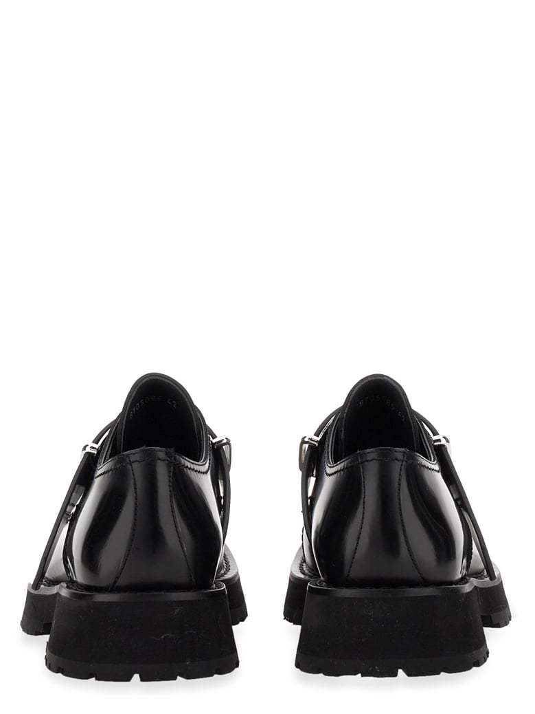 studded derby loafer by Selfnex