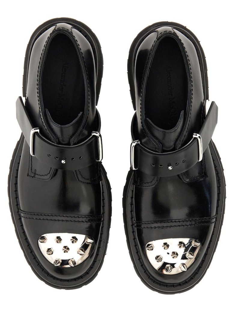 studded derby loafer by Selfnex