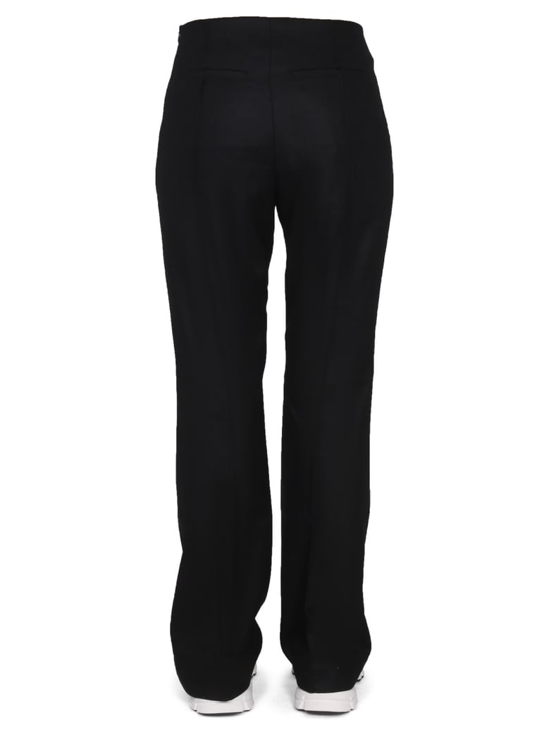 high waist twill pants by Selfnex