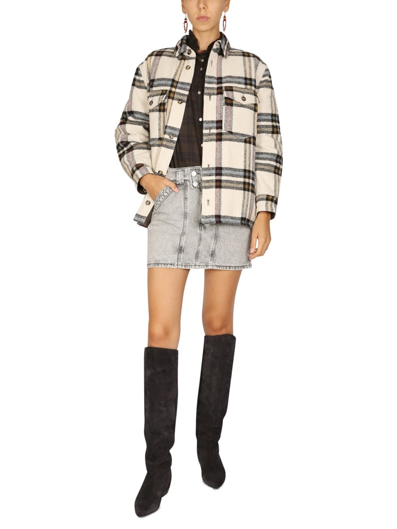 classic collar powder jacket by Selfnex