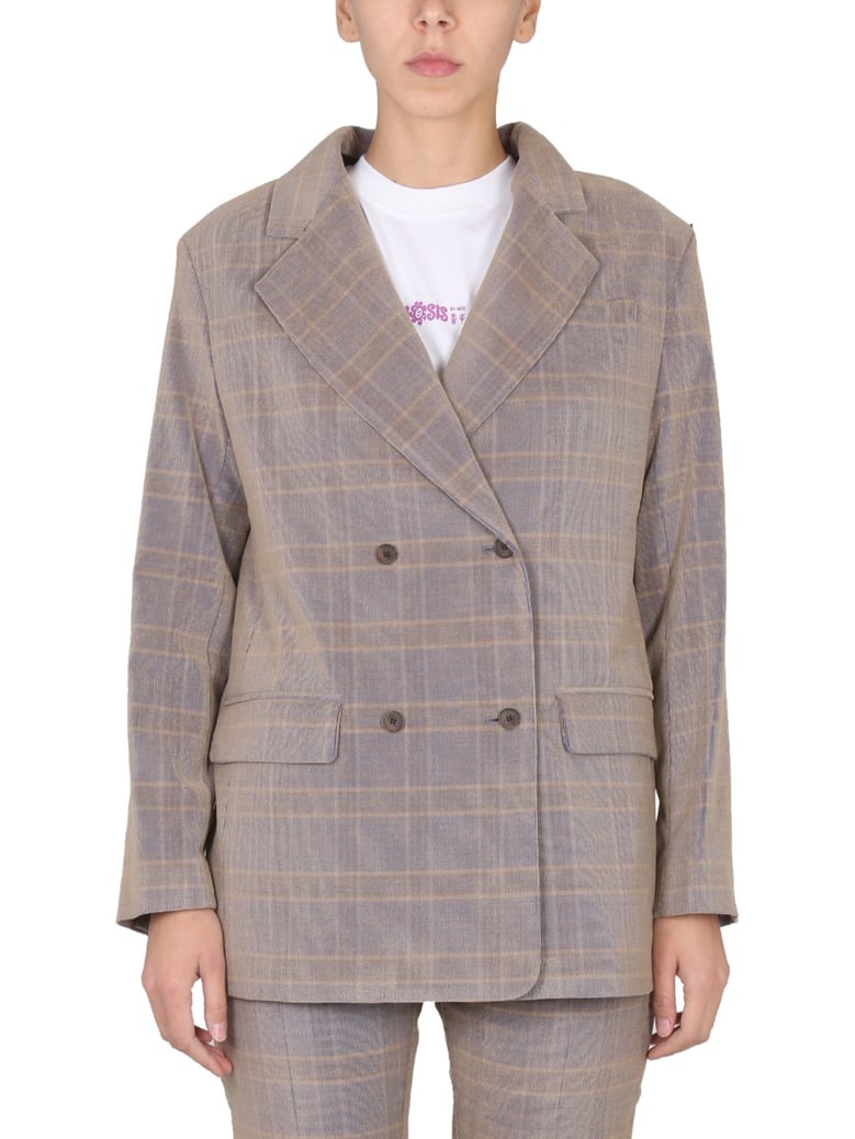 oversize blazer with mirror lapels by Selfnex