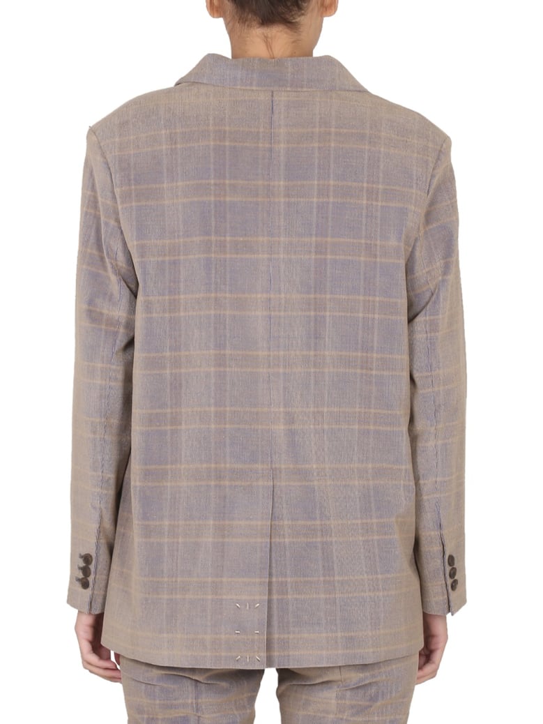 oversize blazer with mirror lapels by Selfnex