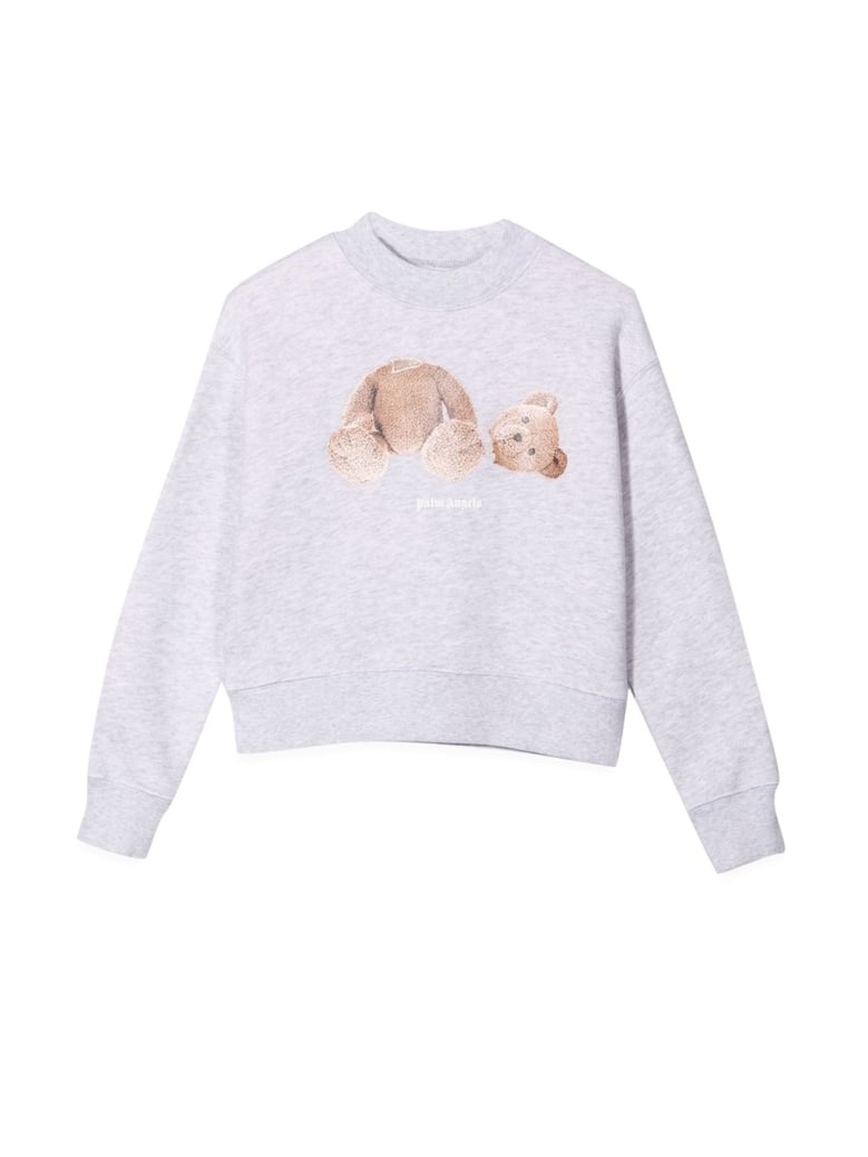 sweatshirt bear-print grey by Selfnex