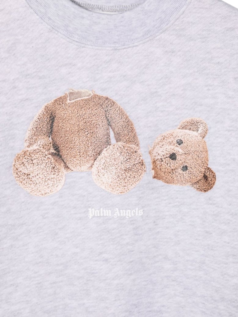 sweatshirt bear-print grey by Selfnex