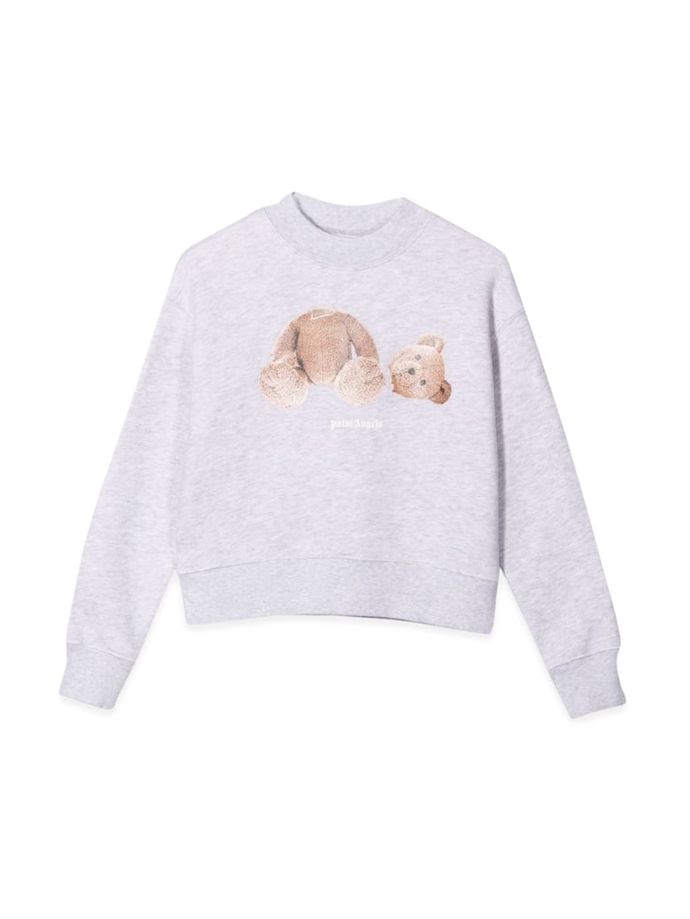 sweatshirt bear-print grey by Selfnex
