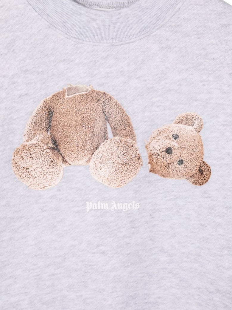sweatshirt bear-print grey by Selfnex