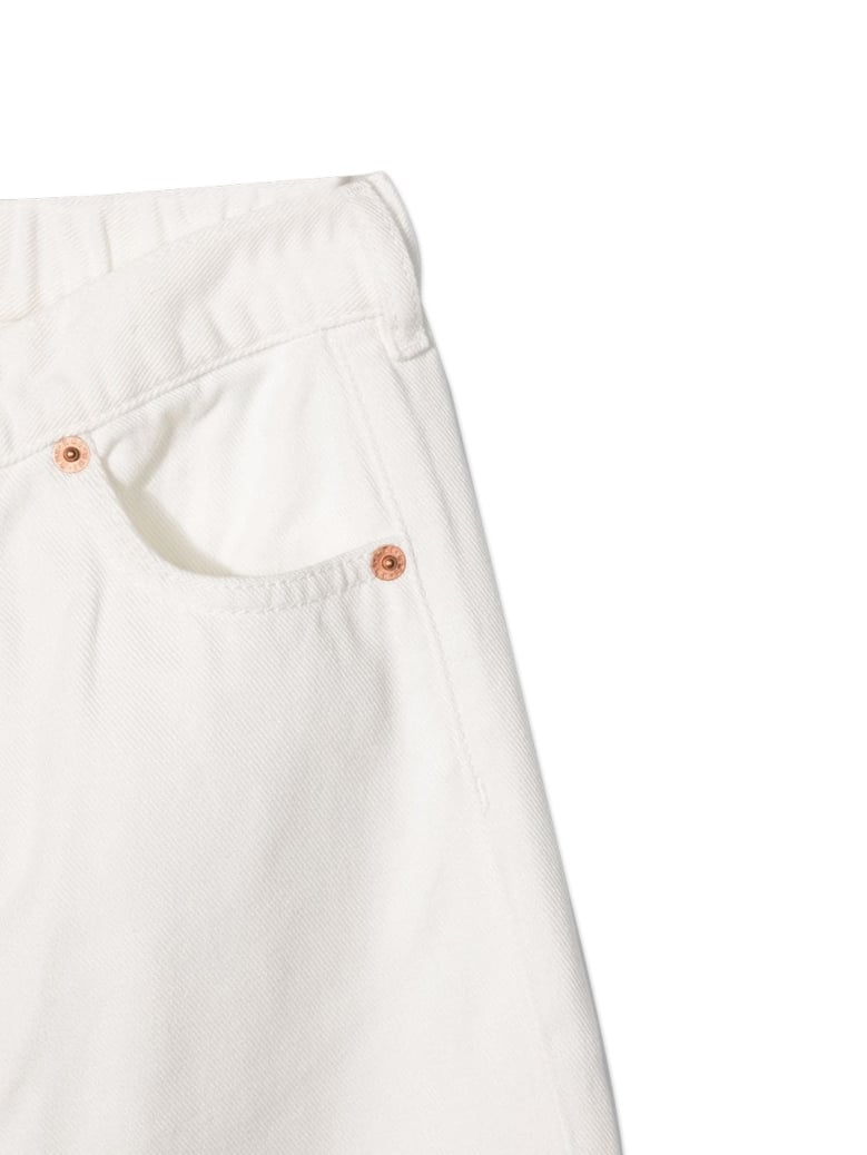 trousers white cotton by Selfnex
