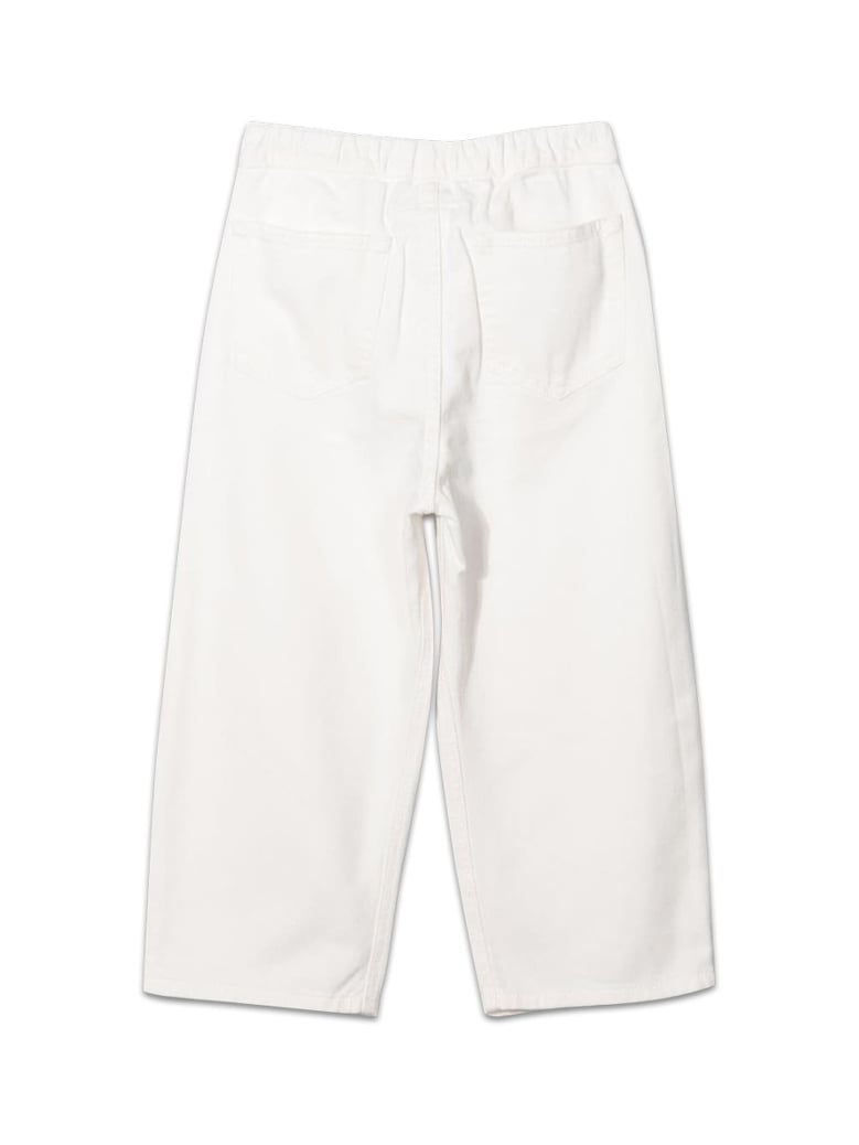 trousers white cotton by Selfnex