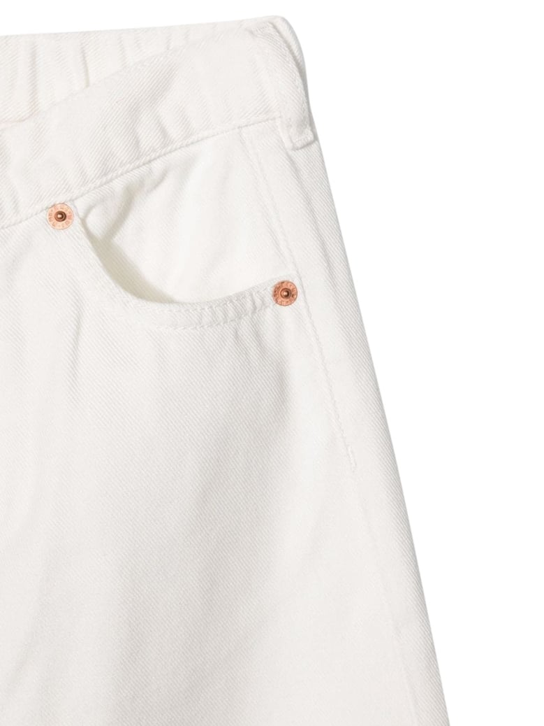 trousers white cotton by Selfnex