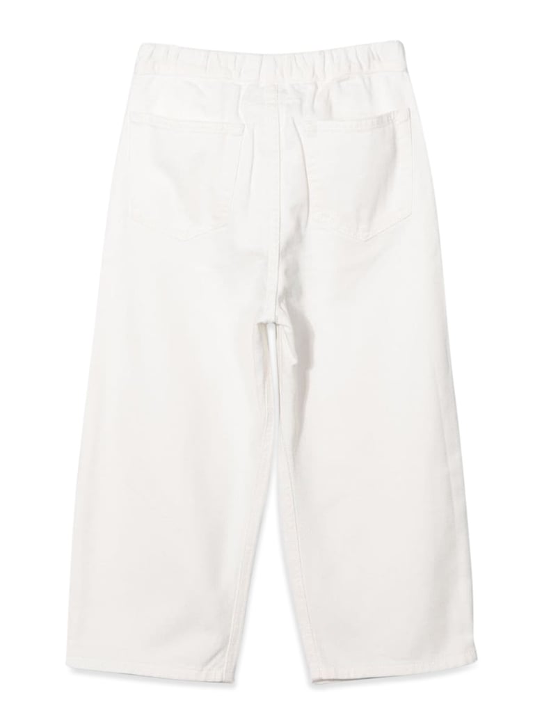 trousers white cotton by Selfnex