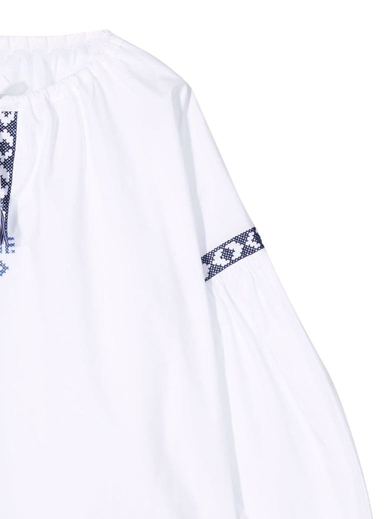 shirt long white by Selfnex