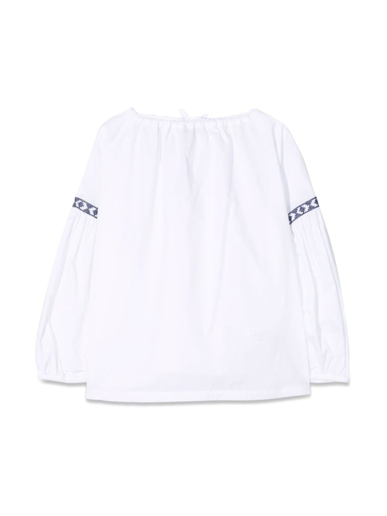 shirt long white by Selfnex