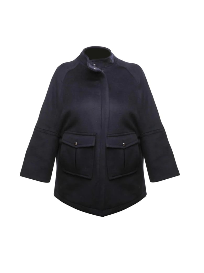 wool jacket blue by Selfnex
