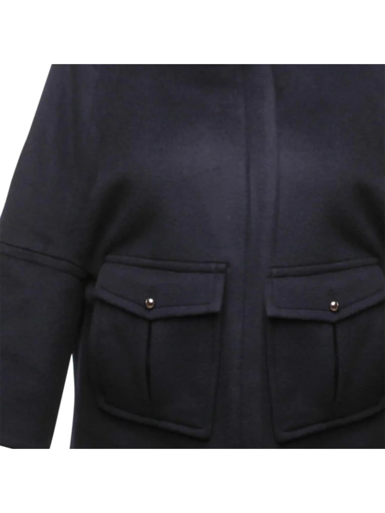 wool jacket blue by Selfnex
