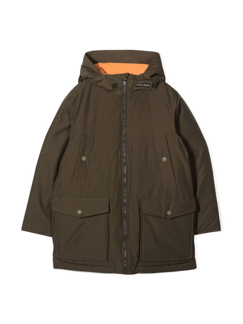 reversible parka green by Selfnex