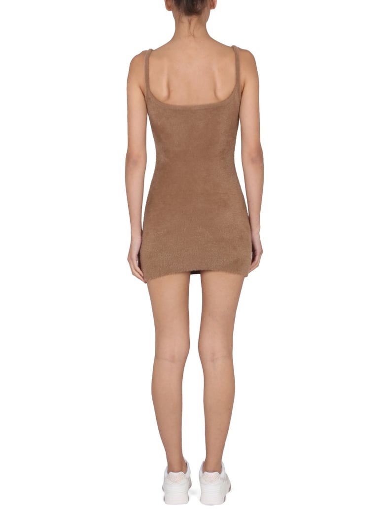 fuzzy dress with logo by Selfnex