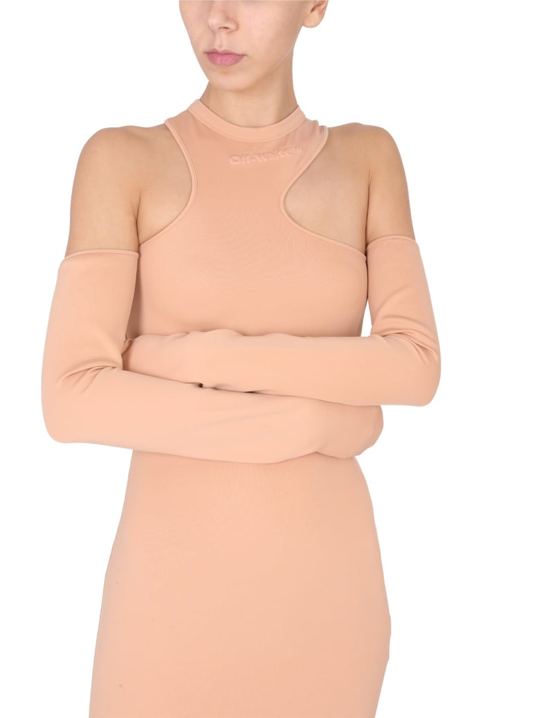 asymmetric mini dress by Selfnex