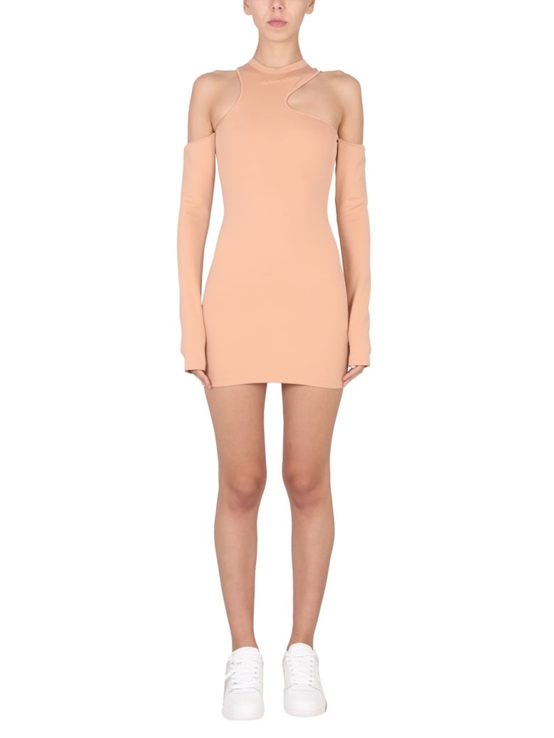 asymmetric mini dress by Selfnex