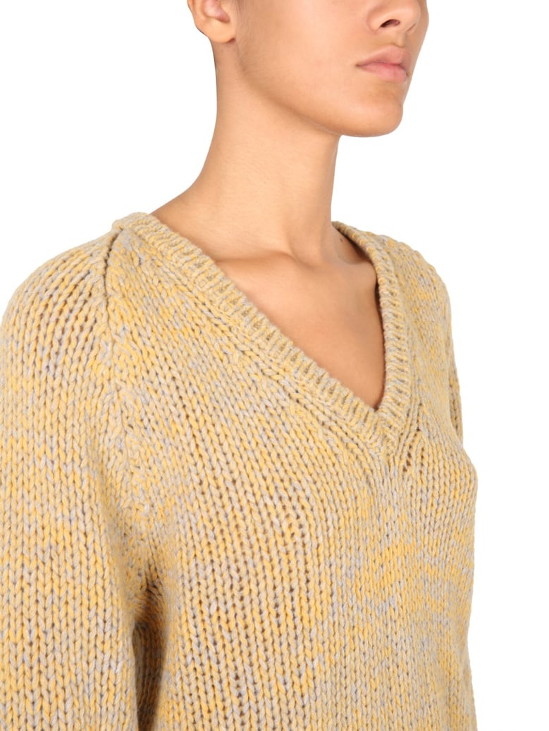 v-neck sweater by Selfnex