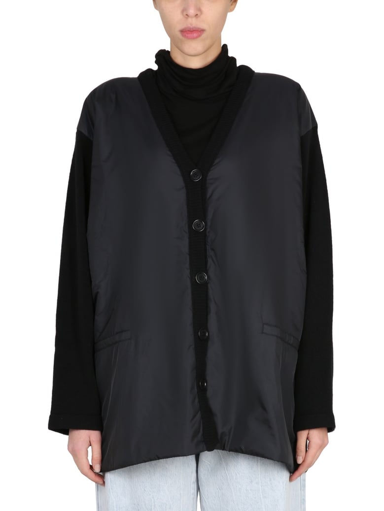 v-neck cardigan by Selfnex