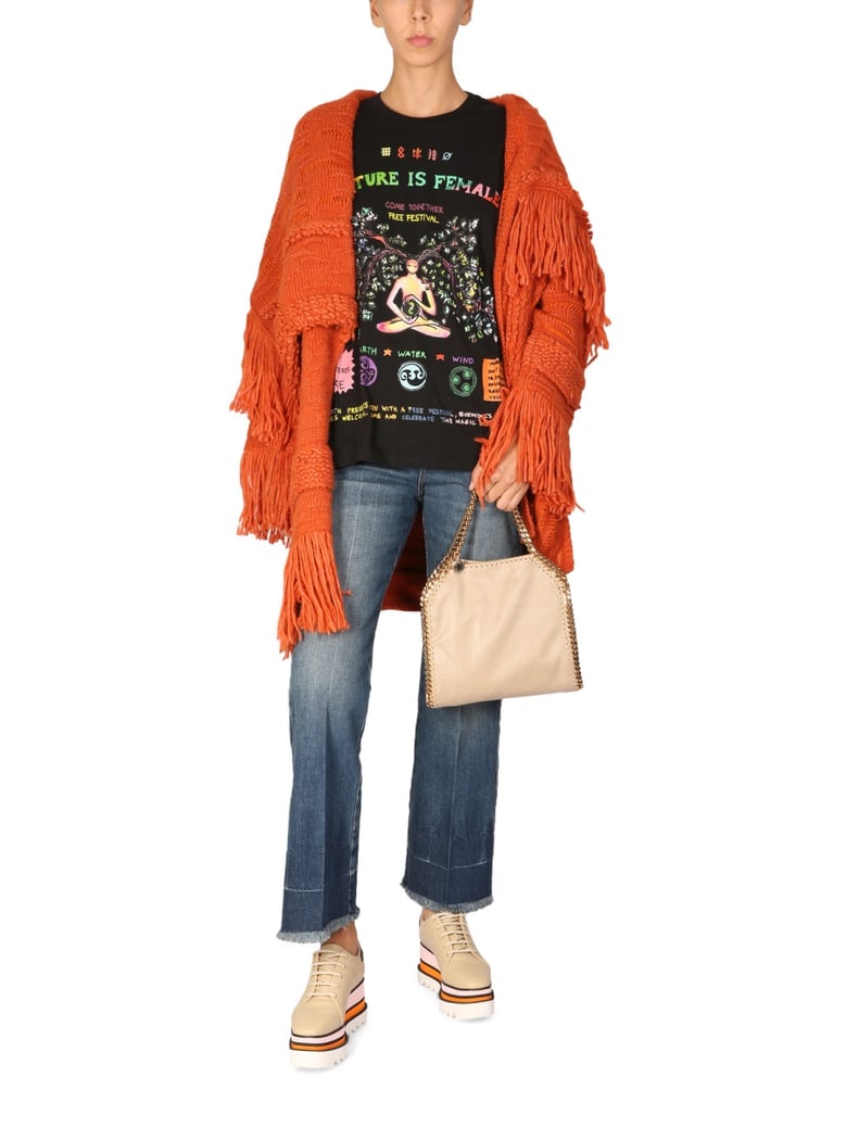 knitted textured coat by Selfnex
