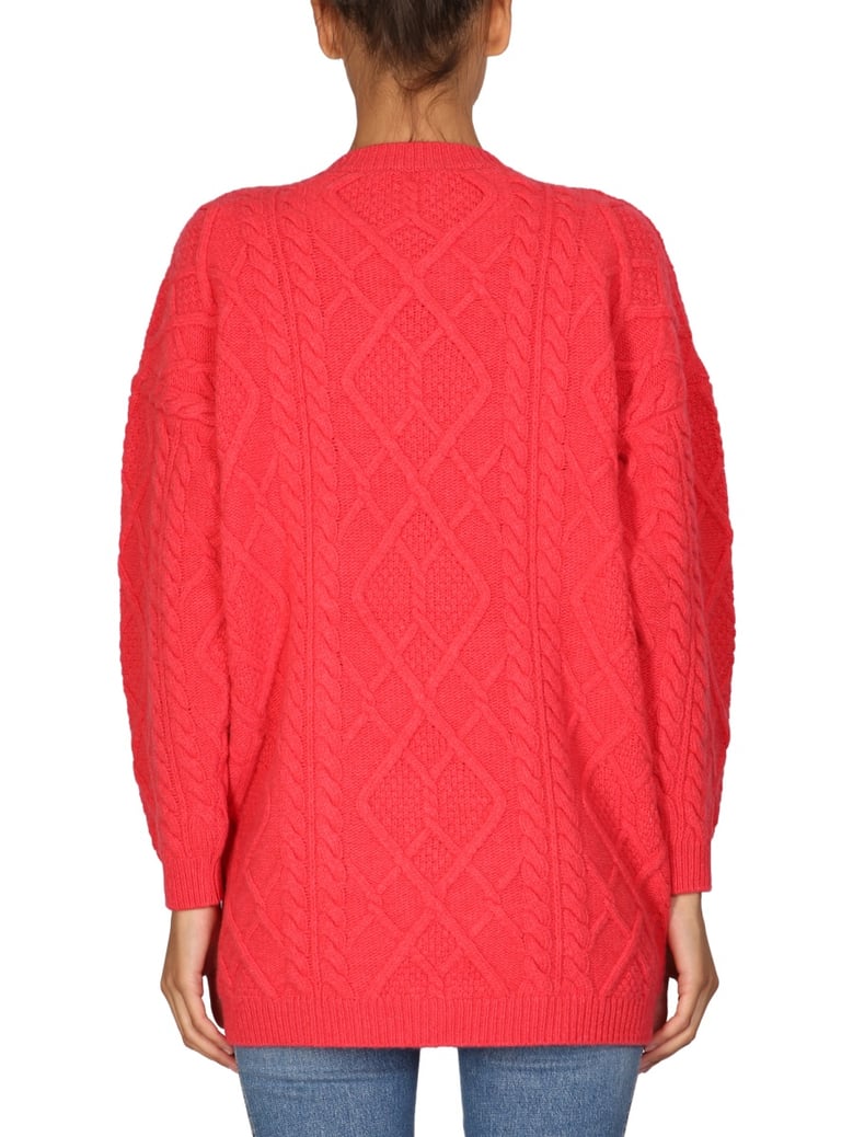 wool crew neck sweater by Selfnex