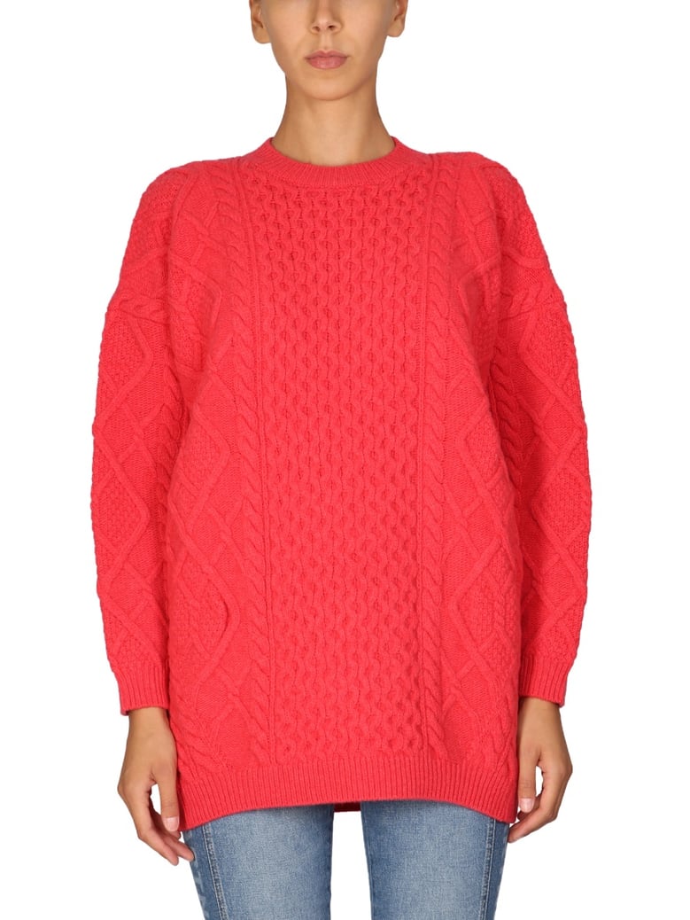 wool crew neck sweater by Selfnex