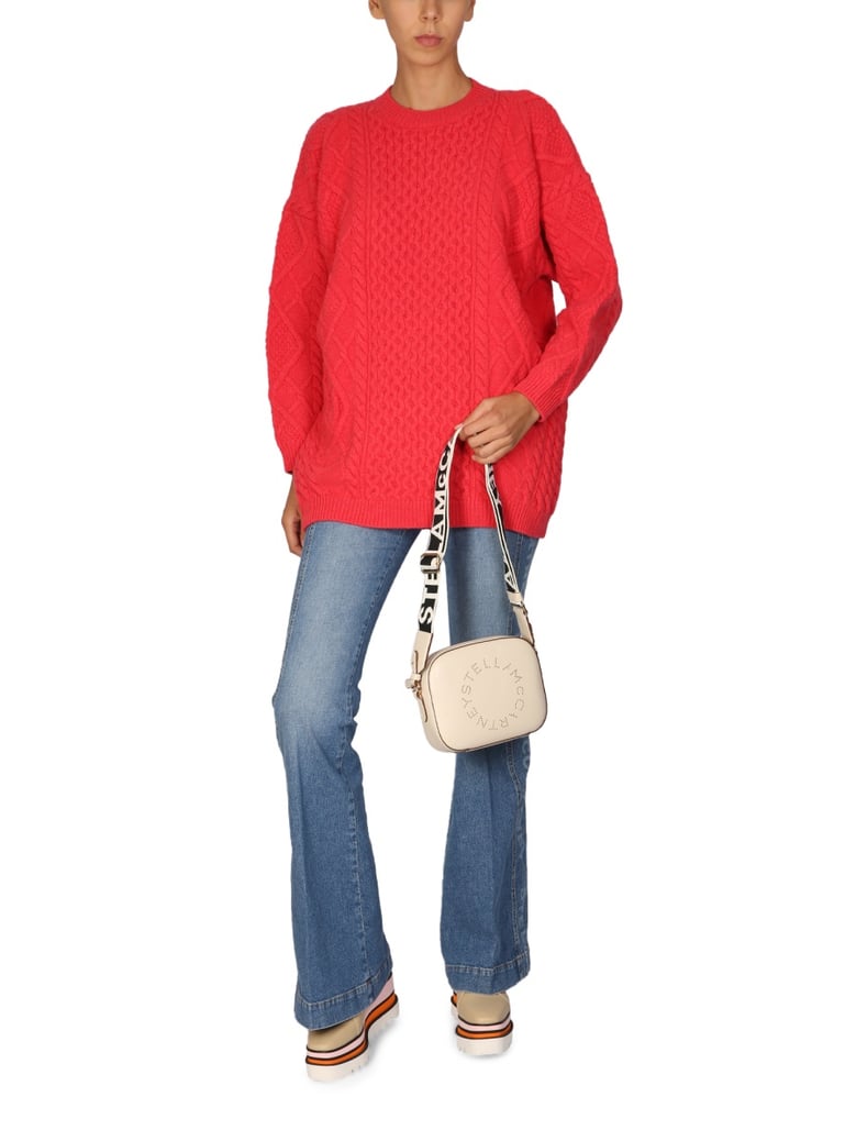 wool crew neck sweater by Selfnex