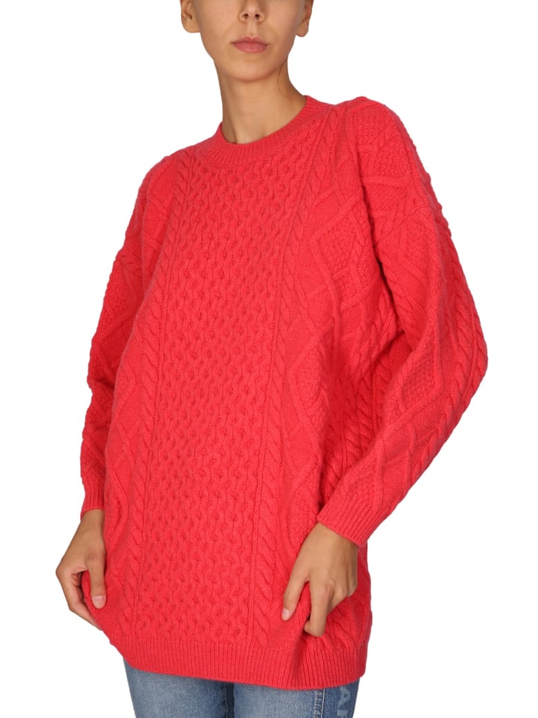 wool crew neck sweater by Selfnex