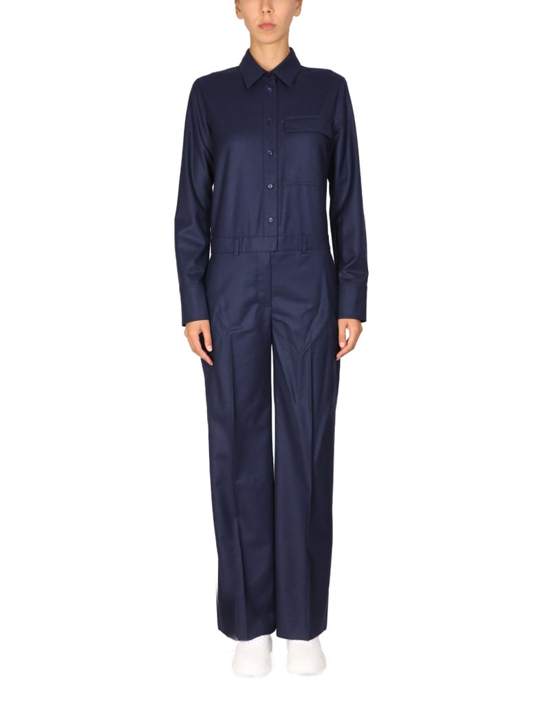wool jumpsuit by Selfnex
