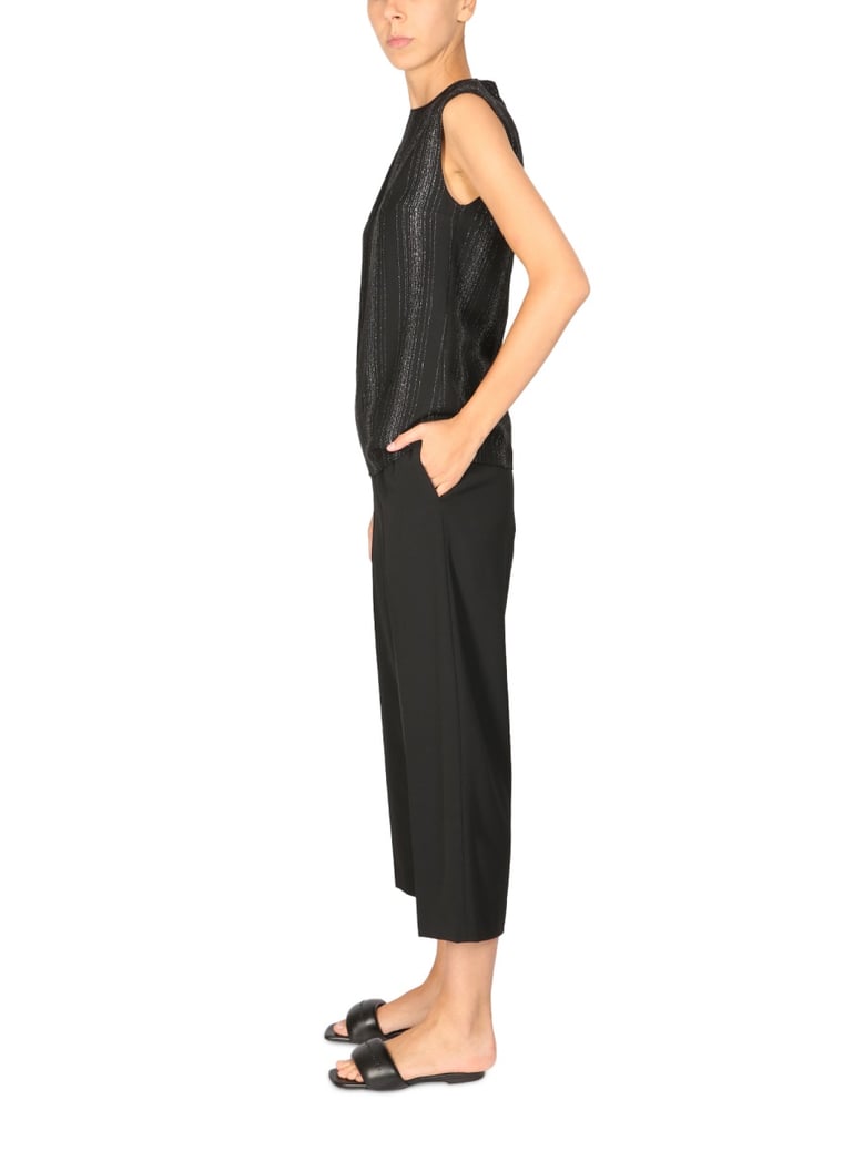 lurex tailored top by Selfnex